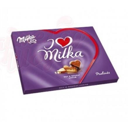 Milka - I Love набор шоколадных конфет молочный крем 120 гр.